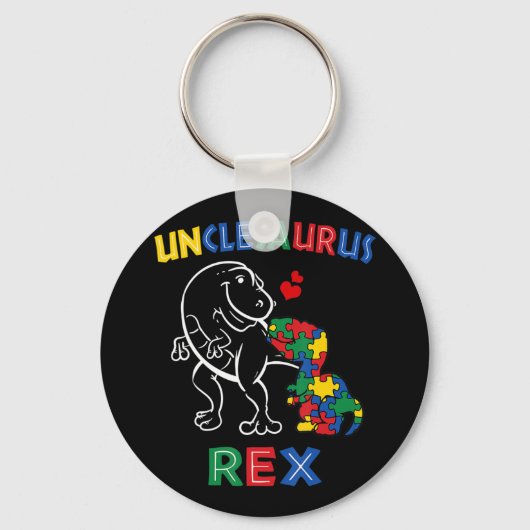 Unclesaurus Rex - Ideaal voor oom of tito die Sleutelhanger (Voorkant)