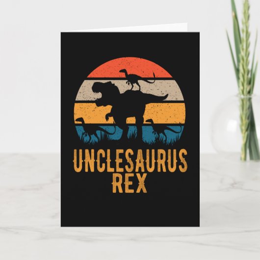 Unclesaurus rex kaart (Voorkant)