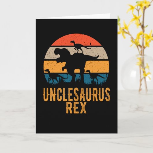 Unclesaurus rex kaart (Gele Bloem)