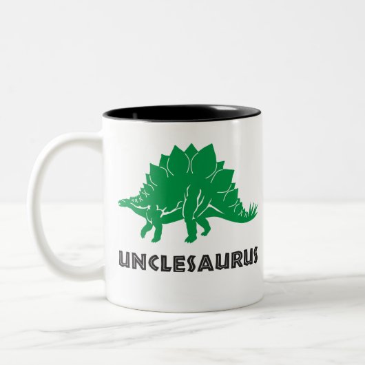 Unclesaurus STEGOSAURUS dinosaur oom mok beker (Links)