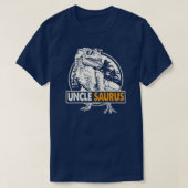 Unclesaurus T rex Dinosaur Mannen oom Saurus T-shirt (Design voorkant)