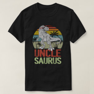 Unclesaurus T Rex Dinosaur oom Saurus Familie T-shirt