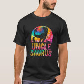 Unclesaurus T Rex Dinosaur oom Saurus Family Mat T-shirt (Voorkant)