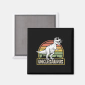 Unclesaurus T Rex Dinosaur oom Saurus Matching F Magneet (Voorkant / Achterkant)