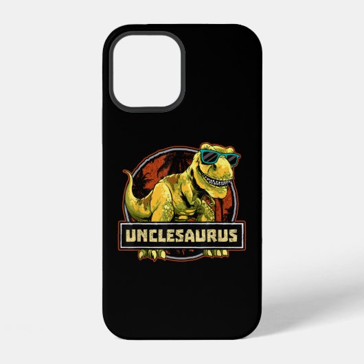 Unclesaurus T rex oom Saurus Dinosaur iPhone Hoesje (Achterkant)
