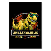 Unclesaurus T rex oom Saurus Dinosaur Kaart (Voorkant)