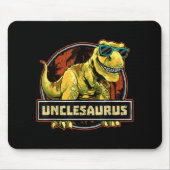 Unclesaurus T rex oom Saurus Dinosaur Muismat (Voorkant)