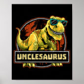 Unclesaurus T rex oom Saurus Dinosaur Poster (Voorkant)
