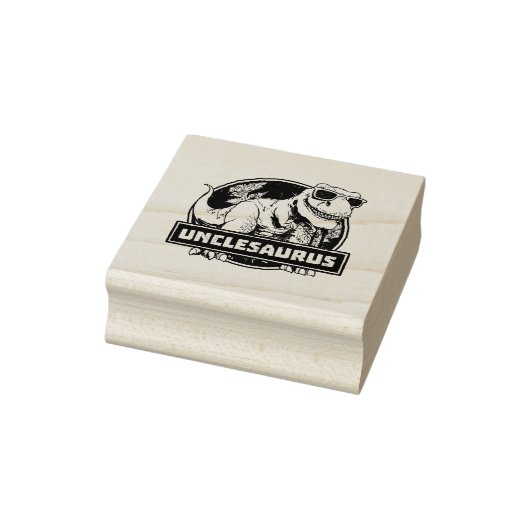 Unclesaurus T rex oom Saurus Dinosaur Rubberstempel (Stempel)