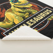 Unclesaurus T rex oom Saurus Dinosaur Sherpa Deken (3/4)
