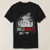 Unclesaurus T're oom Saurus Dinosaur Mannen Boys T-shirt (Design voorkant)