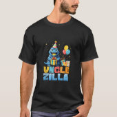 Unclezilla Funny Monster Kaiju Family Matching Bir T-shirt (Voorkant)