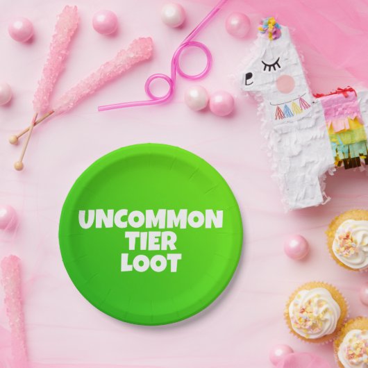 Uncommon Tier Loot Gamer Paper-Bord Papieren Bordje (Feest)