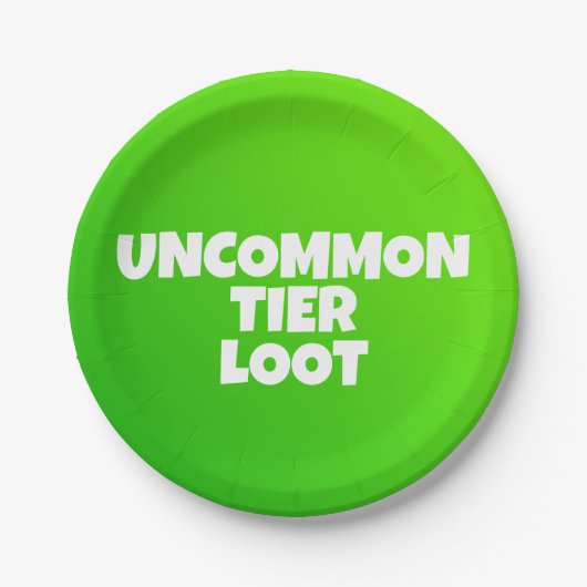 Uncommon Tier Loot Gamer Paper-Bord Papieren Bordje (Voorkant)