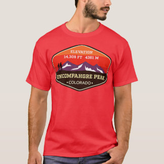 Uncompaggre Peak Colorado 14ers bergbeklimmen T-shirt