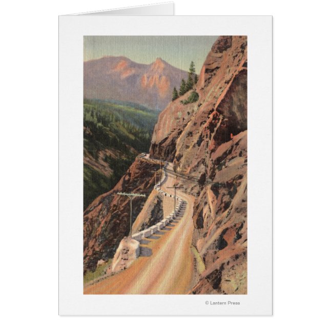 Uncompahgre Gorge en Million Dollard Highway (Voorkant)