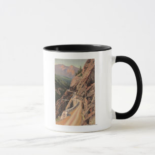 Uncompahgre Gorge en Million Dollard Highway Mok