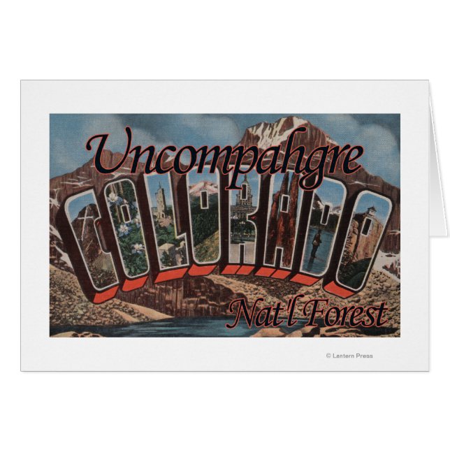 Uncompahgre Nat'l Forest, Colorado (Voorkant Horizontaal)