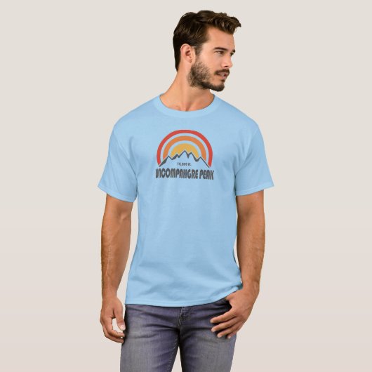Uncompahgre Peak T-shirt (Voorkant volledig)