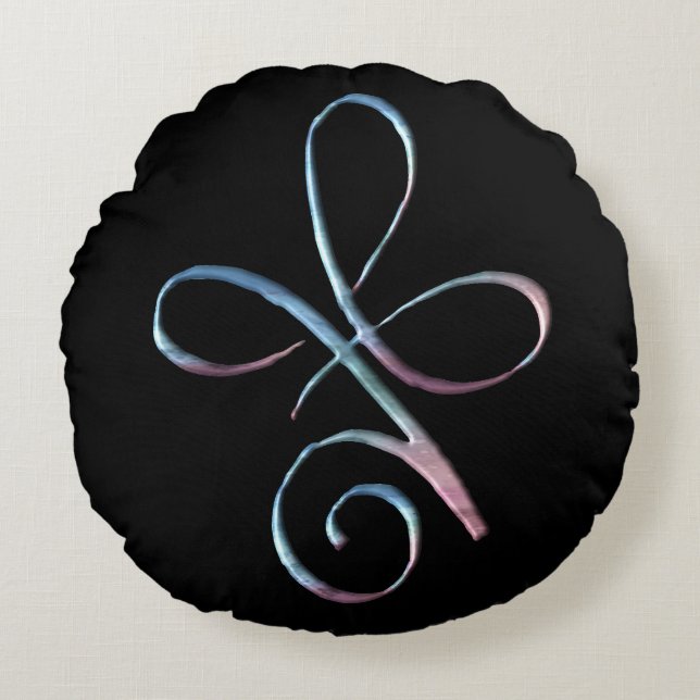 Unconditional Love 1  Rond Kussen (Voorkant)