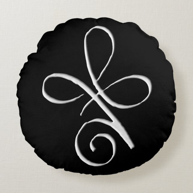 Unconditional Love 3 Rond Kussen (Voorkant)