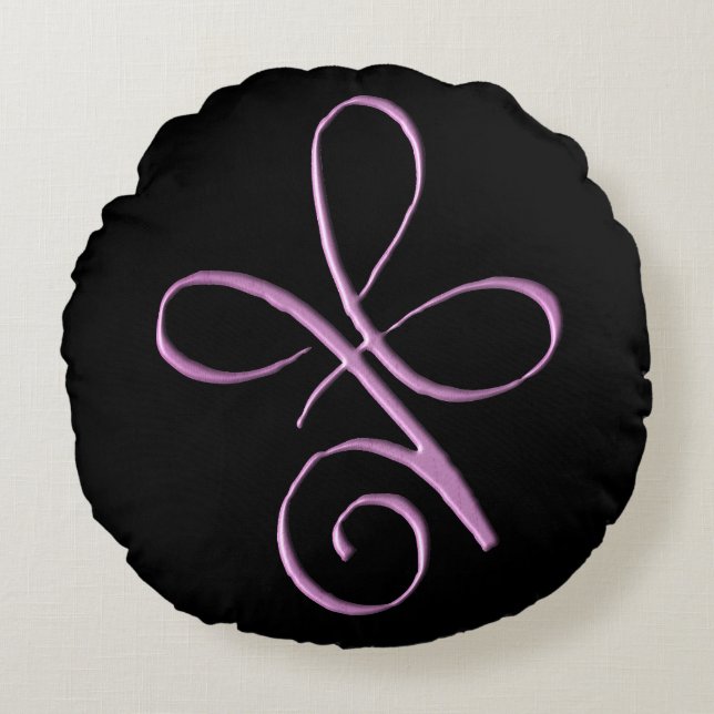 Unconditional Love 5 Rond Kussen (Voorkant)