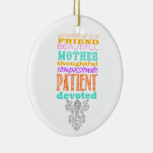 Unconditional love keramisch ornament (Rechts)