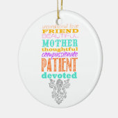 Unconditional love keramisch ornament (Links)