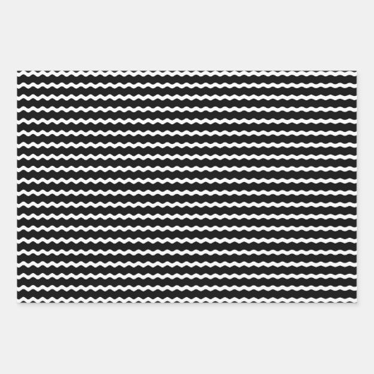 Unconventional Chic Black, Red & Green Christmas Inpakpapier Vel (Voorkant 2)