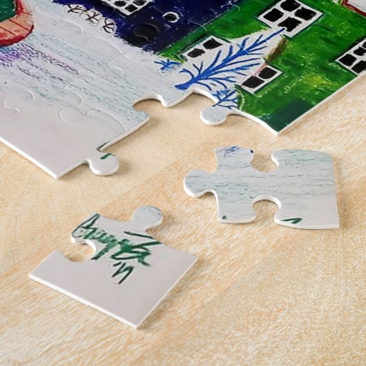 UNconventioneel Cozy Kerststad - PUZZLE! Legpuzzel (Zijkant)