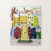 UNconventioneel Cozy Kerststad - PUZZLE! Legpuzzel (Verticaal)
