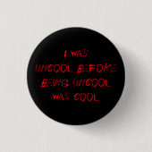 uncool2 - knoop ronde button 3,2 cm (Voorkant)