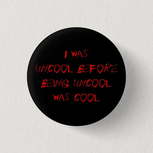 uncool2 - knoop ronde button 3,2 cm (Voorkant)