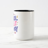 Uncool and Proud Tweekleurige Koffiemok (Center)