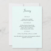 Uncork the Rosé Wine Waterverf Bachelorette Party Kaart (Achterkant)