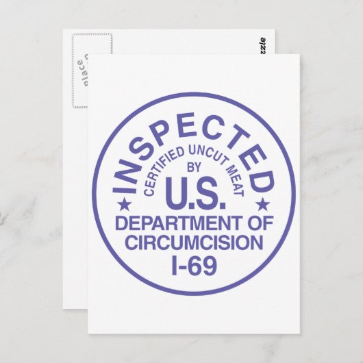 UNCUT BRIEFKAART (Voorkant / Achterkant)