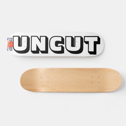 UNCUT JMT 7 3/4-inch skateboard deck (Horizontaal)