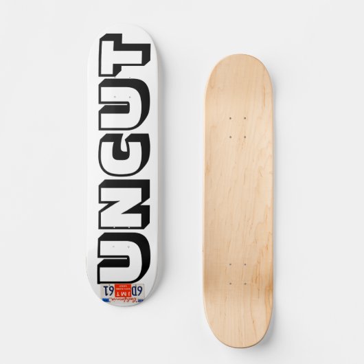 UNCUT JMT 7 3/4-inch skateboard deck (Voorkant)