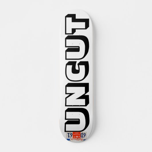 UNCUT JMT 7 3/4-inch skateboard deck (Voorkant)