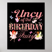 Uncy Of The Birthday Fairy Little Girl Magical Fam Poster (Voorkant)