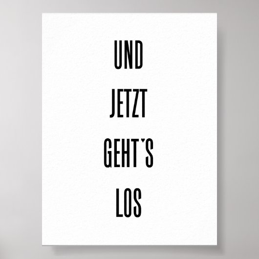 Und jetzt geht's los - poster (Voorkant)