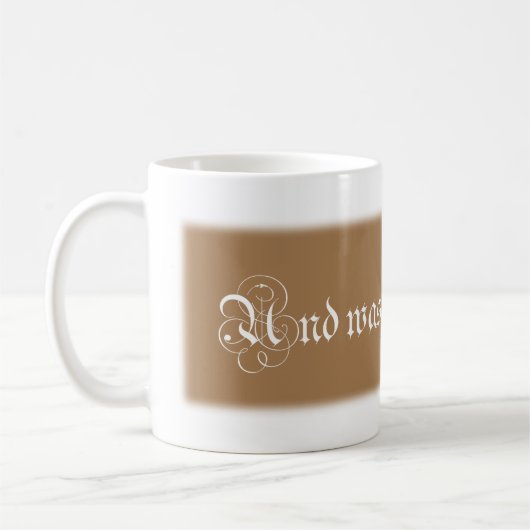 Und was ist mit Tee? Koffiemok (Links)