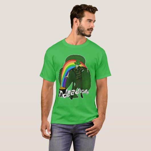 Undadish Zombie St Patricks Day T - shirts (Voorkant volledig)