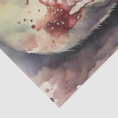 Undead Elegance: Waterverf Zombie Gezicht Decoupag Tissuepapier (Detail)