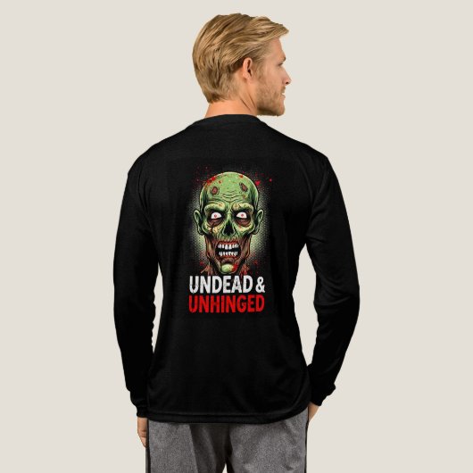 Undead en Unhinged Black Tshirt (Achterkant)