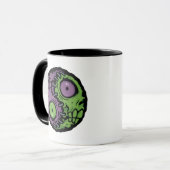 Undead Harmony: Zombie Yin Yang Symbool Mok (Voorkant links)