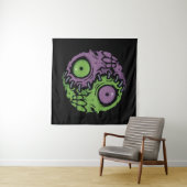 Undead Harmony: Zombie Yin Yang Symbool Wandkleed (In Situ (horizontaal))