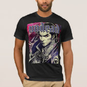 Undead Retro Gothic Vampire T-Shirt (Voorkant)
