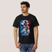 Undead Uncle Sam – Een patriottische Halloween-twi T-shirt (Voorkant volledig)