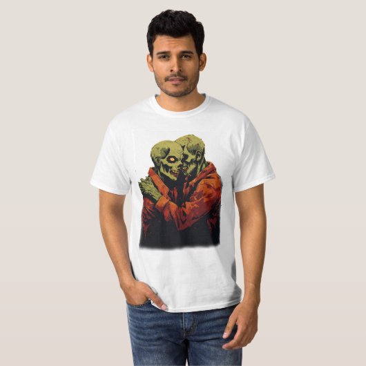 "Undead Unleashed: Zombies bedrukt T-shirt" T-shirt (Voorkant volledig)